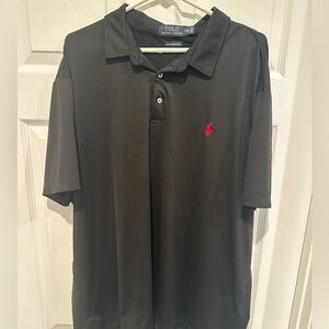 Polo by Ralph Lauren Black Men's Performance Fabric Shirt